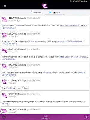 KiSS 99.3 Timmins android App screenshot 1